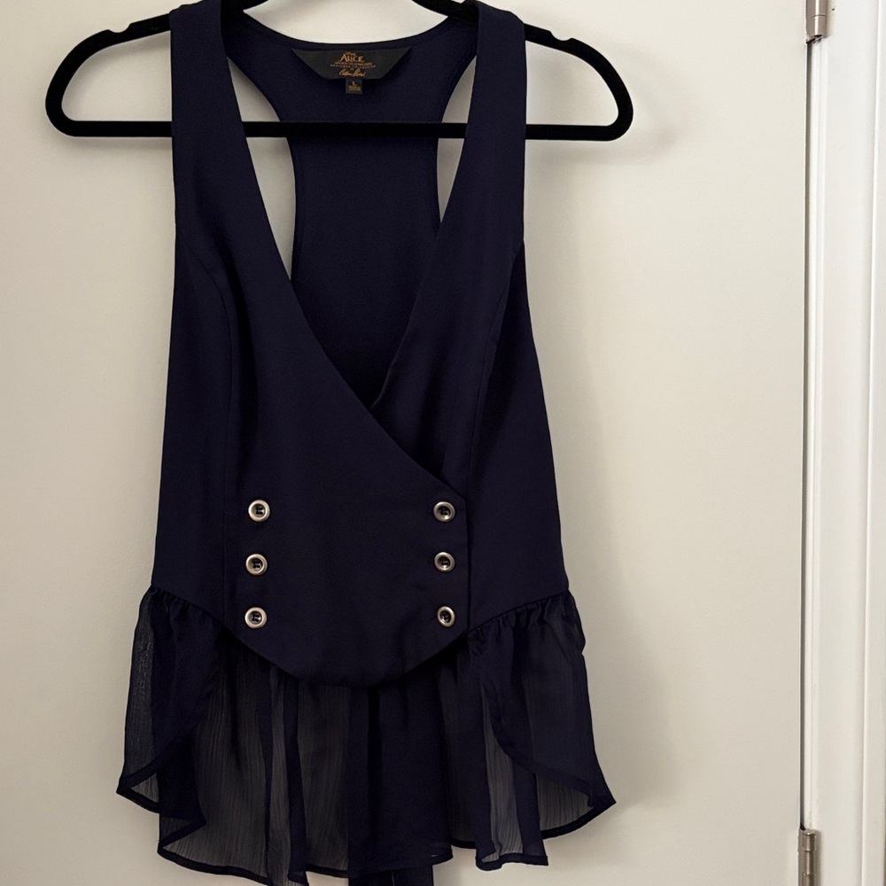 Disney Alice Through the Looking Glass Designer Collection Double Breasted Vest - Picture 3 of 7